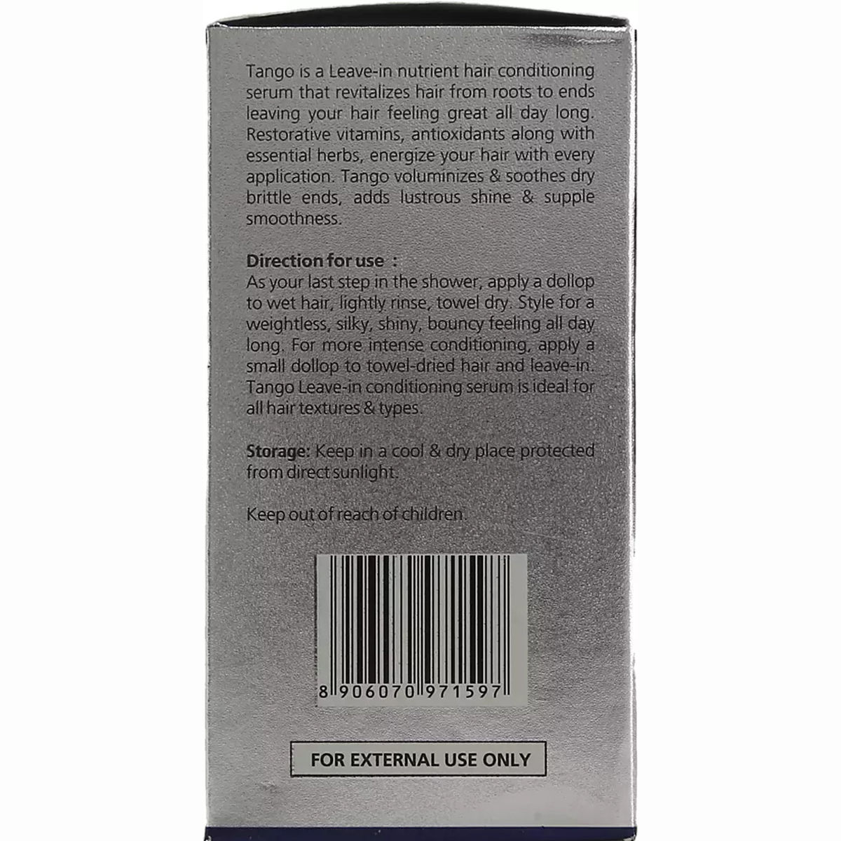 Tango Hair Serum, 30 ml Price, Uses, Side Effects, Composition - Apollo Pharmacy Tango Hair Serum, 30 ml Price, Uses, Side Effects, Composition - Apollo Pharmacy