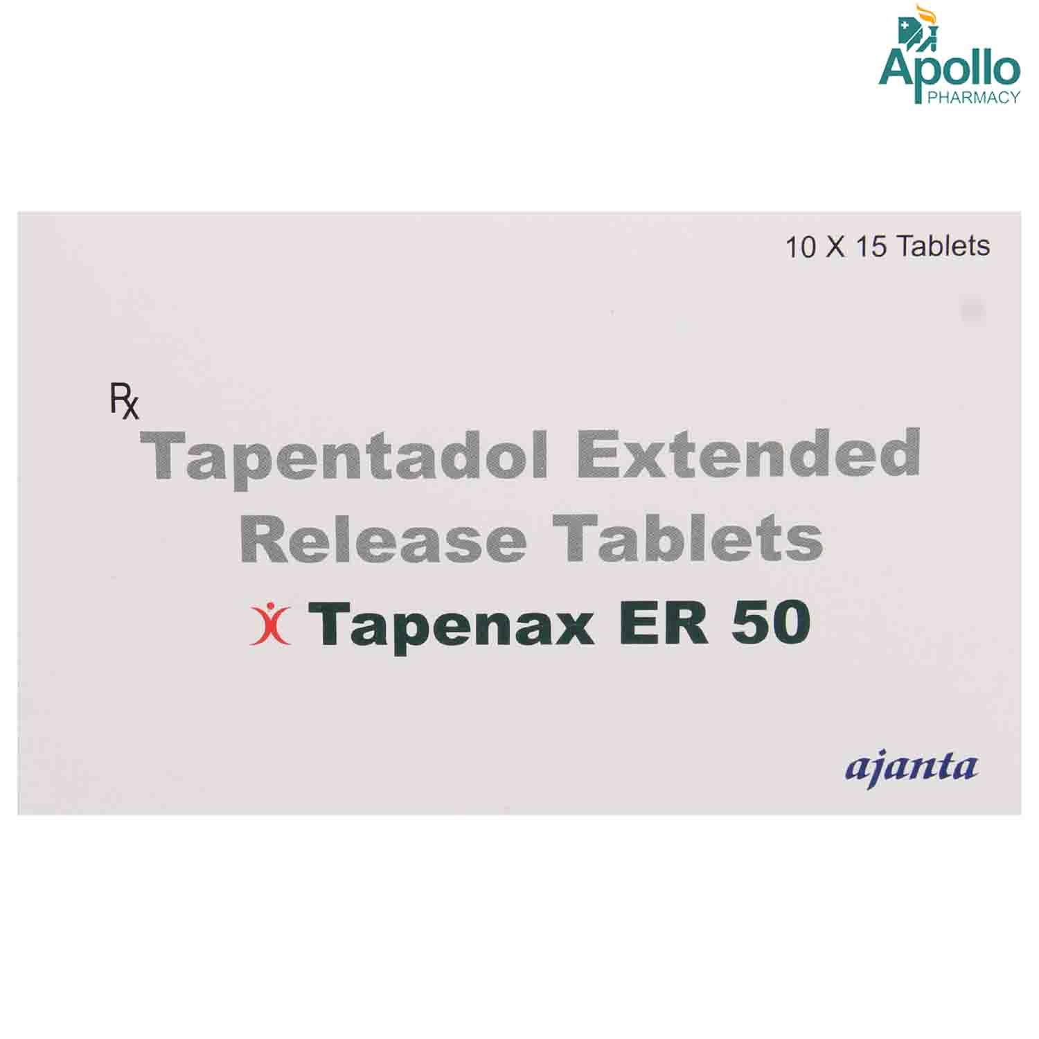 Tapenax ER 50 Tablet 15's Price, Uses, Side Effects, Composition