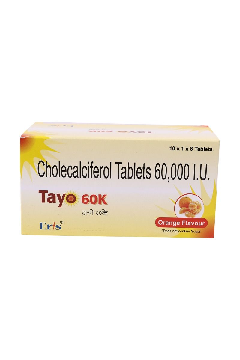 Tayo 60K Orange Tablet 7's Price, Uses, Side Effects, Composition