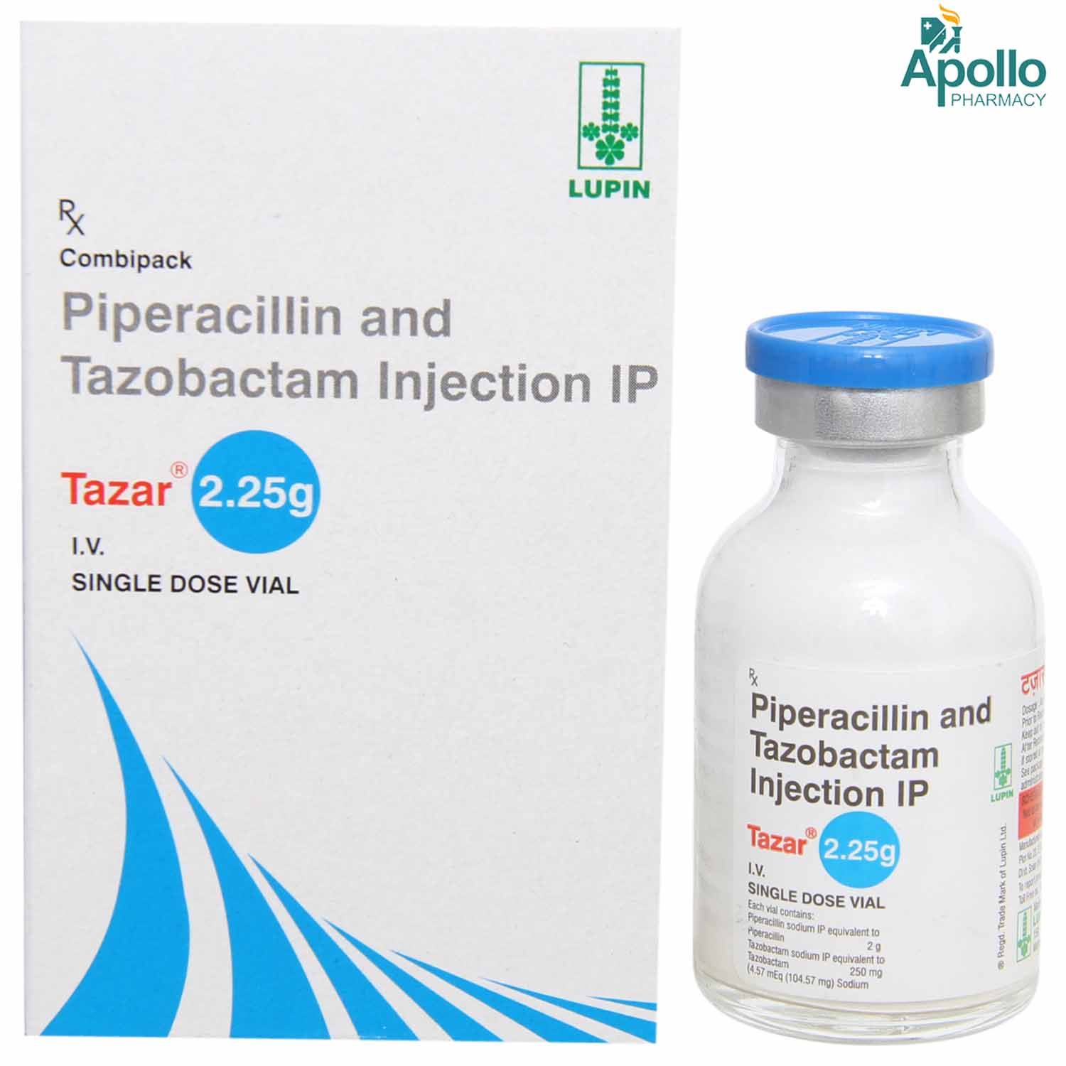 TAZAR INJECTION 2.25GM Price, Uses, Side Effects, Composition - Apollo ...