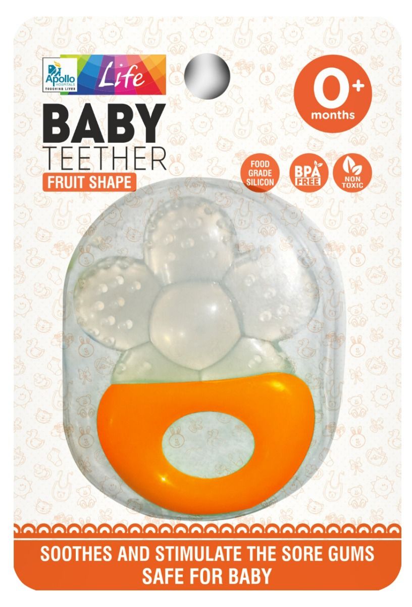 Apollo Life Baby Teether Fruit Shape, 1 Count Price, Uses, Side Effects,  Composition - Apollo Pharmacy