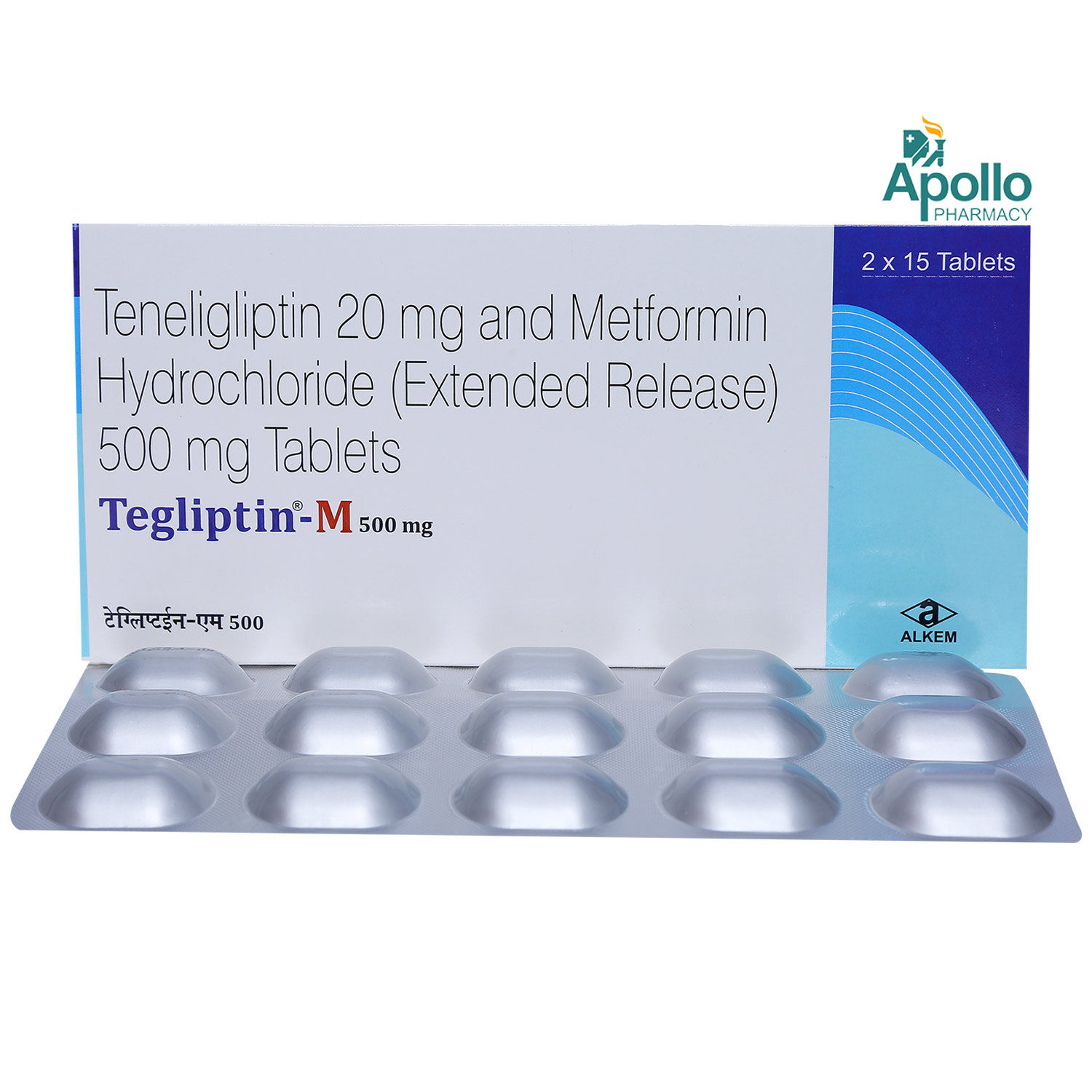 Tegliptin-M 500 mg Tablet 15's Price, Uses, Side Effects, Composition ...