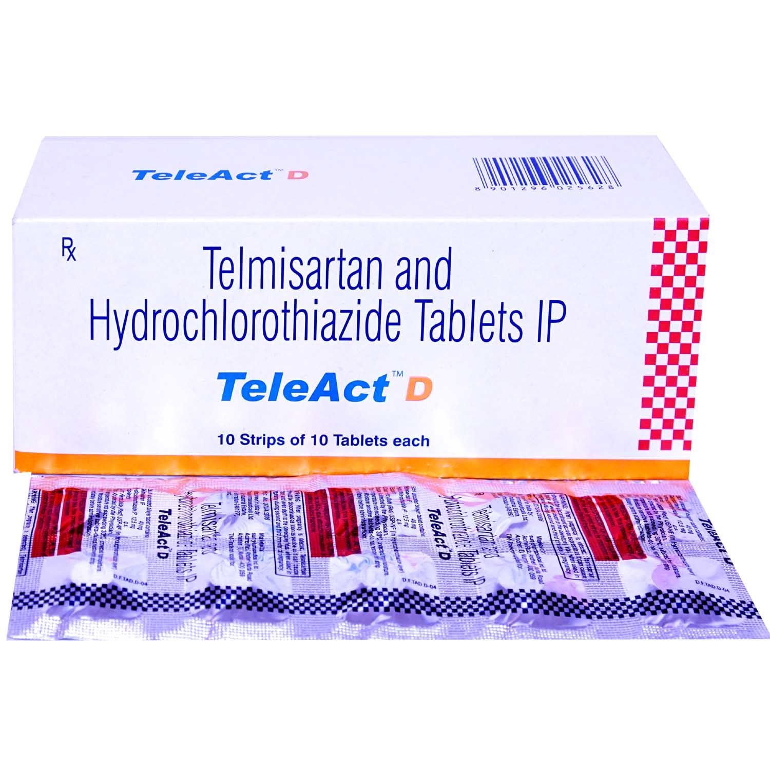 Teleact D Tablet 10's Price, Uses, Side Effects, Composition - Apollo ...