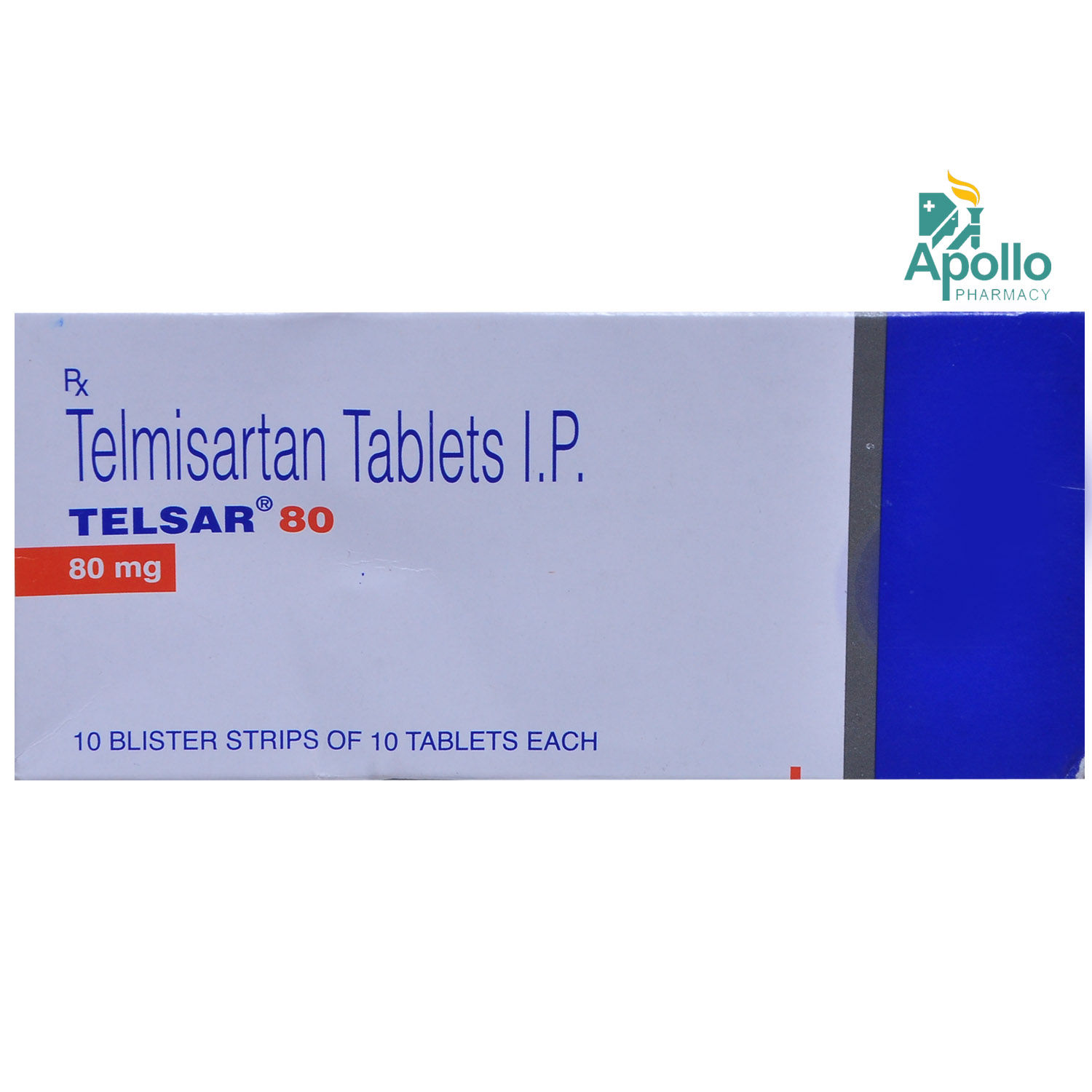 Telsar 80 Tablet 10's Price, Uses, Side Effects, Composition - Apollo ...