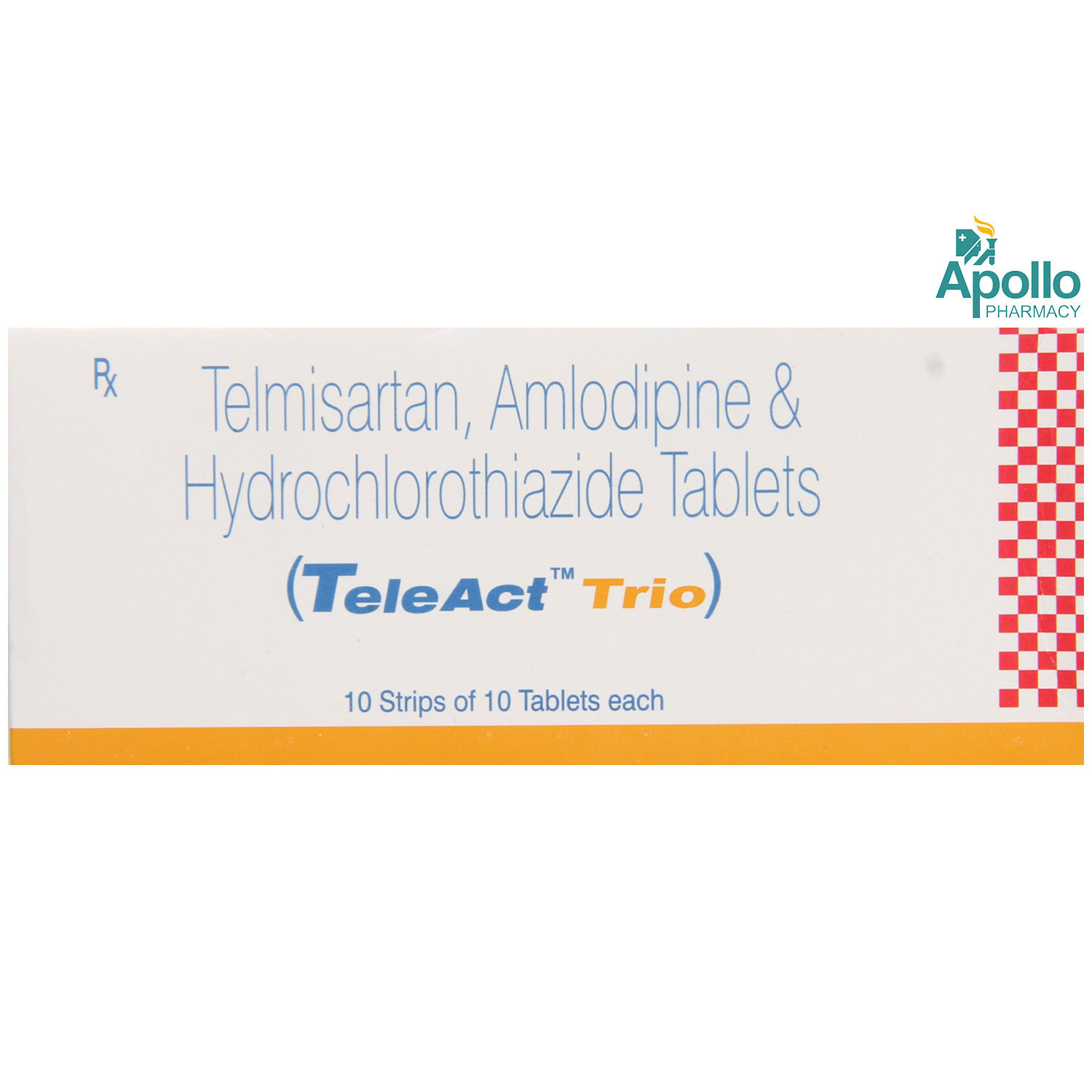 Teleact Trio Tablet 10's Price, Uses, Side Effects, Composition ...