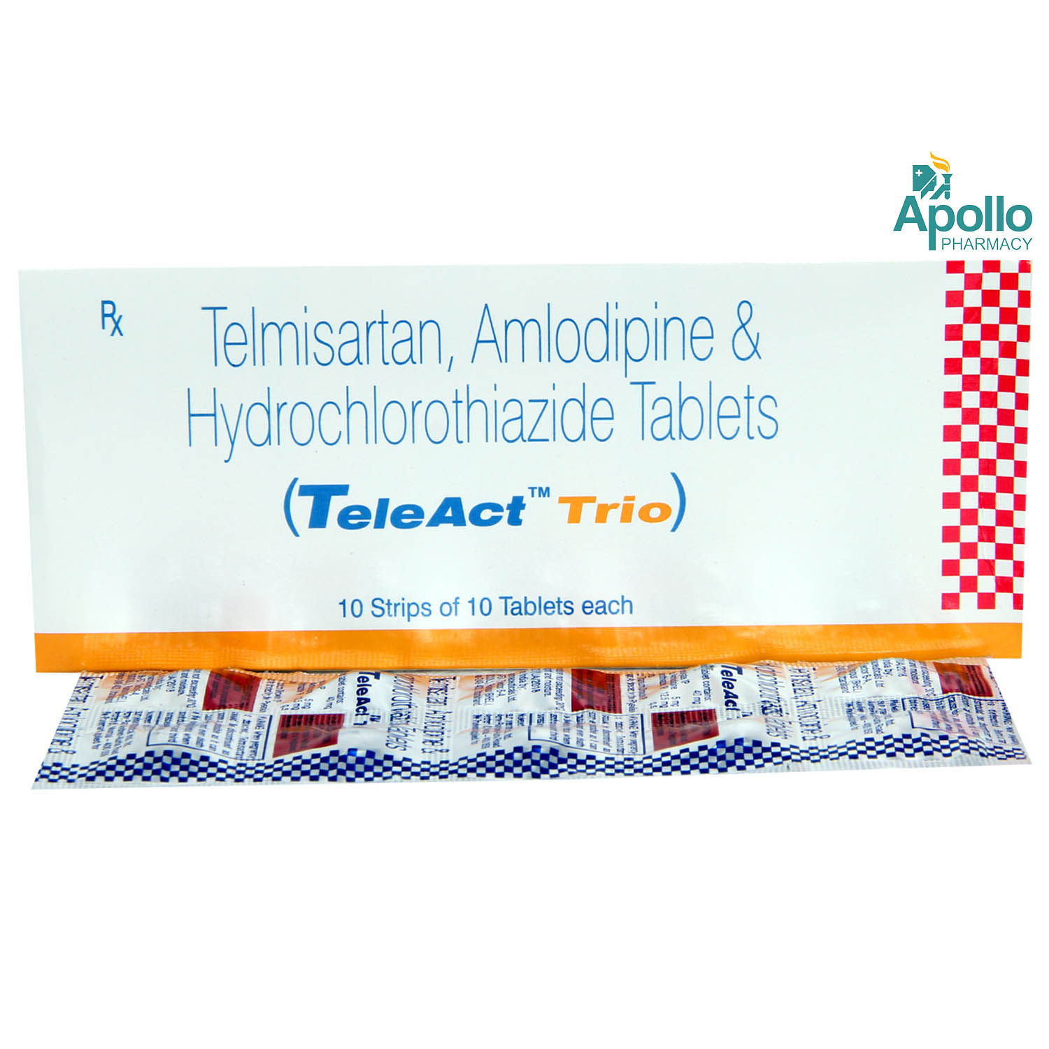 Teleact Trio Tablet 10's Price, Uses, Side Effects, Composition ...