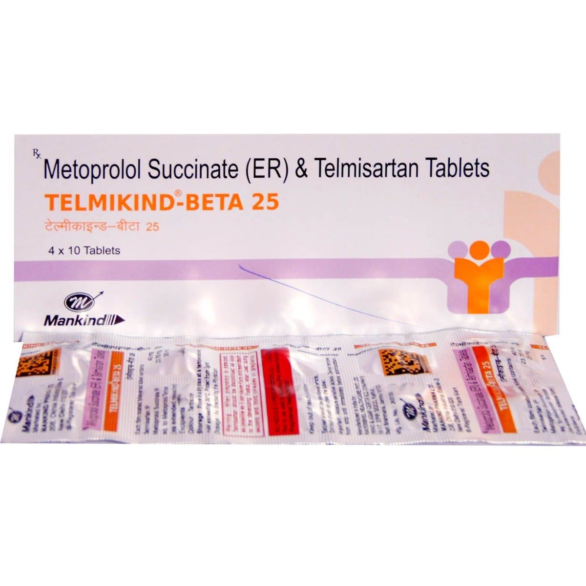 Telmikind-Beta 25 Tablet 10's, Pack of 10 TABLETS