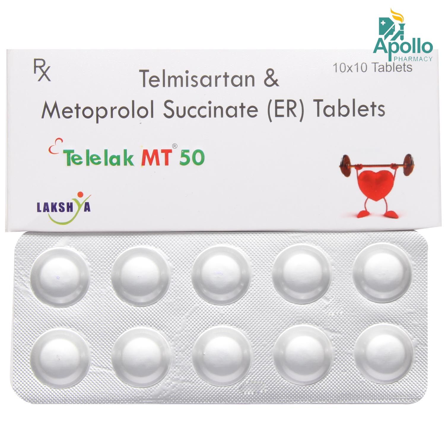 Telelak Mt 50 Tablet 10 S Price Uses Side Effects Composition Apollo Pharmacy