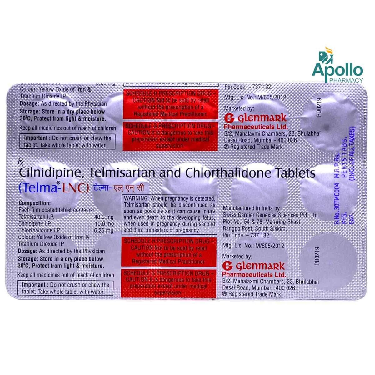 Telma Lnc Tablet 15 S Price Uses Side Effects Composition Apollo Pharmacy