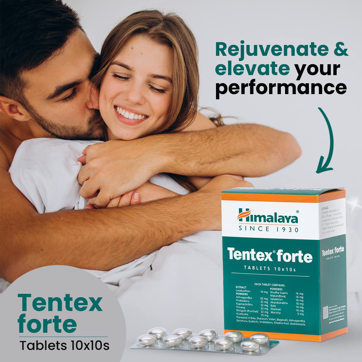 Himalaya Tentex Forte, 10 Tablets, Pack of 10 S