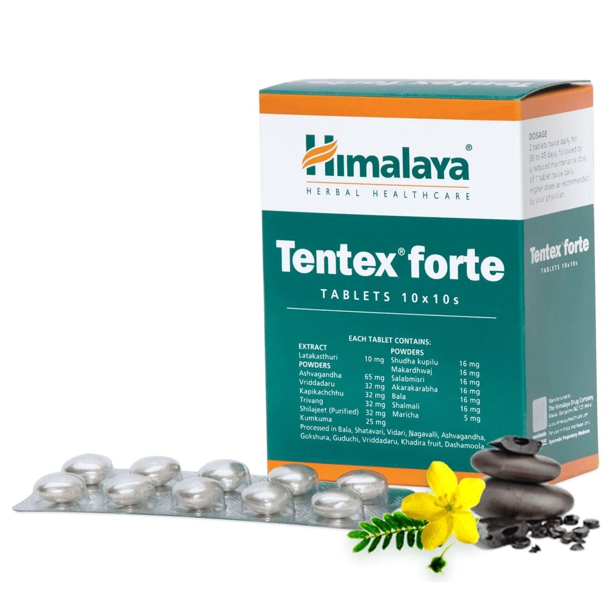 Himalaya Tentex Forte, 10 Tablets, Pack of 10 S