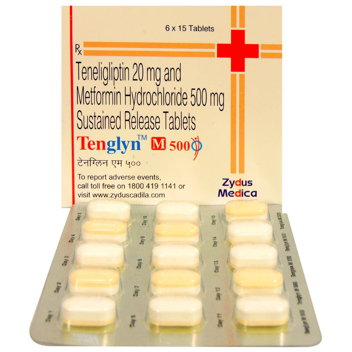 Tenglyn M 500 Tablet 15's Price, Uses, Side Effects, Composition ...