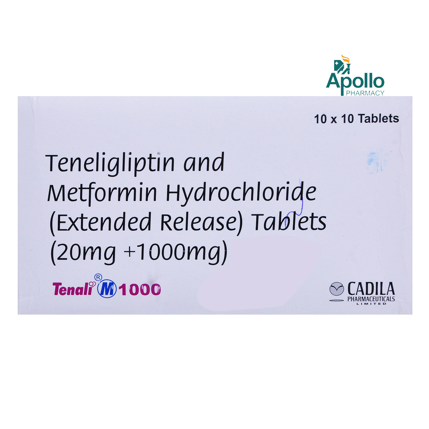 Tenali M 1000 Tablet 10's, Pack of 10 TABLETS