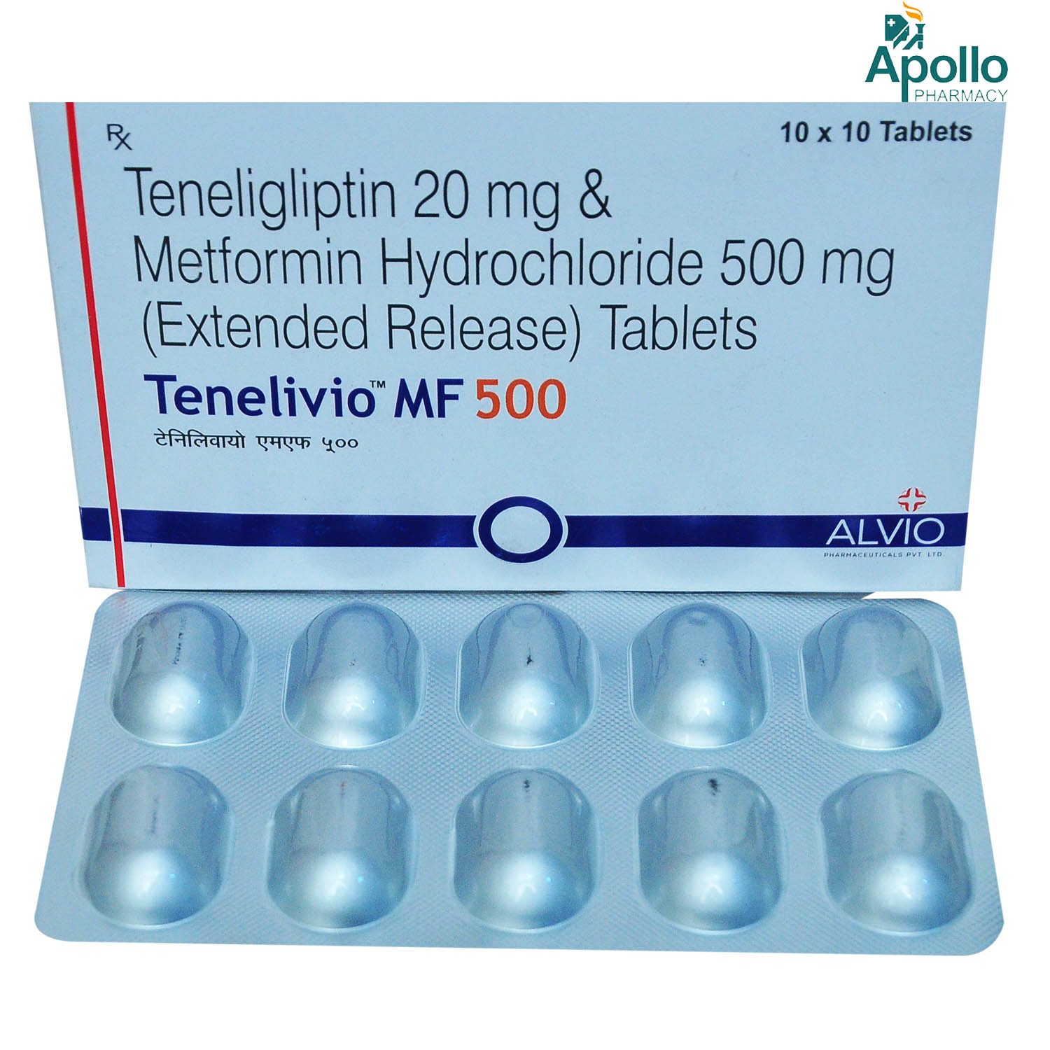 Tenelivio Mf 500 Tablet 10 S Price Uses Side Effects Composition Apollo Pharmacy