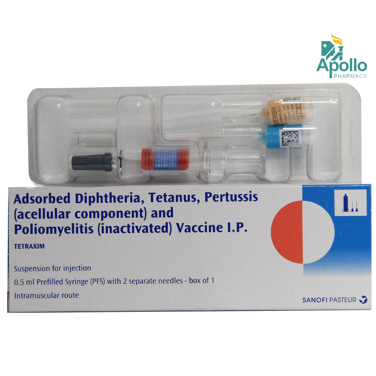Tetraxim Vaccine Pfs 0.5ml Price, Uses, Side Effects, Composition