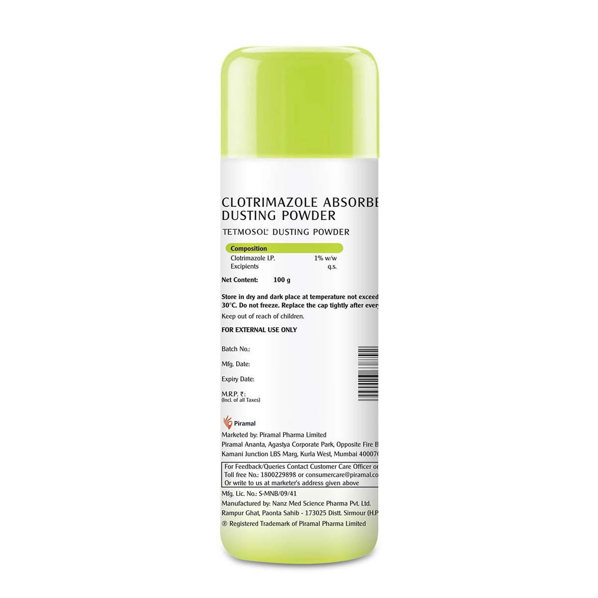 Tetmosol Dusting Powder 100 gm Price, Uses, Side Effects, Composition