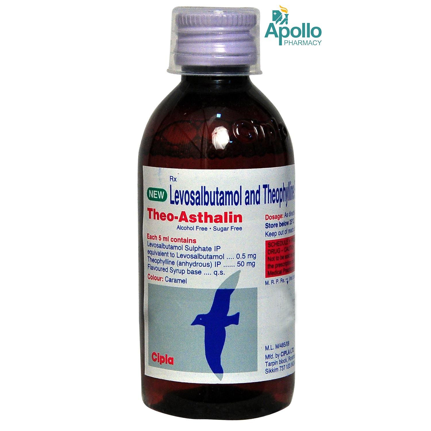 New Theo Asthalin SF Syrup 100 ml Price, Uses, Side Effects