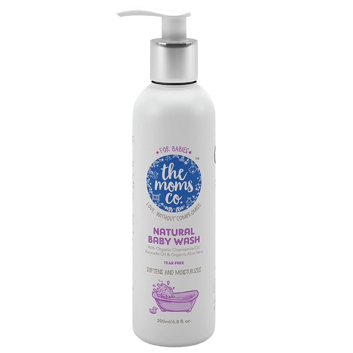 Buy The Moms Co.Natural Baby Wash, 200 ml Online