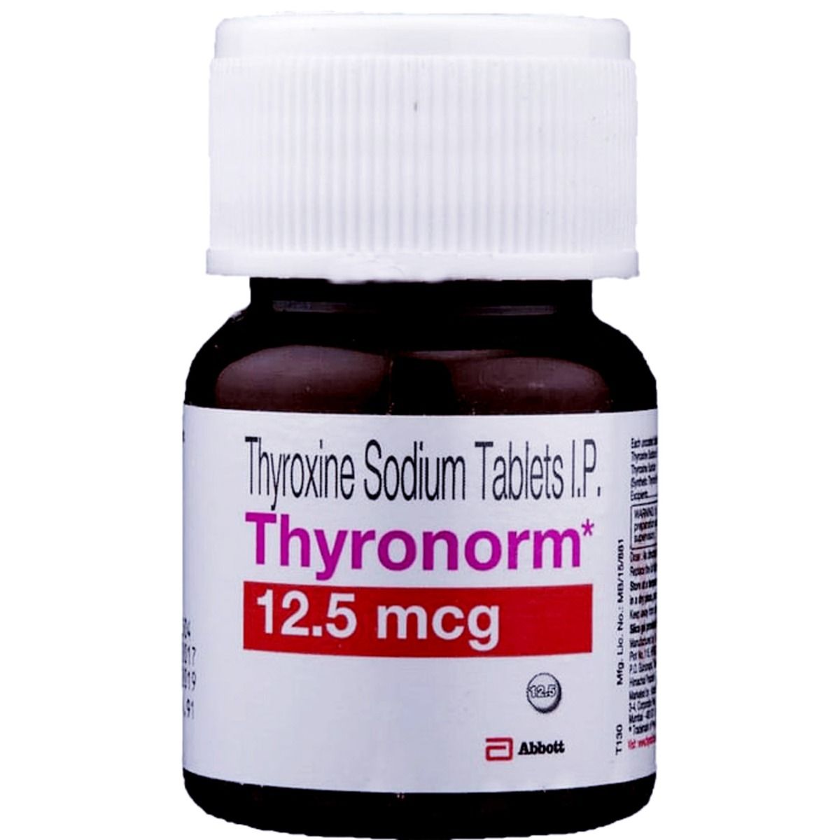 Thyronorm 12.5 mcg Tablet 120's Price, Uses, Side Effects, Composition ...