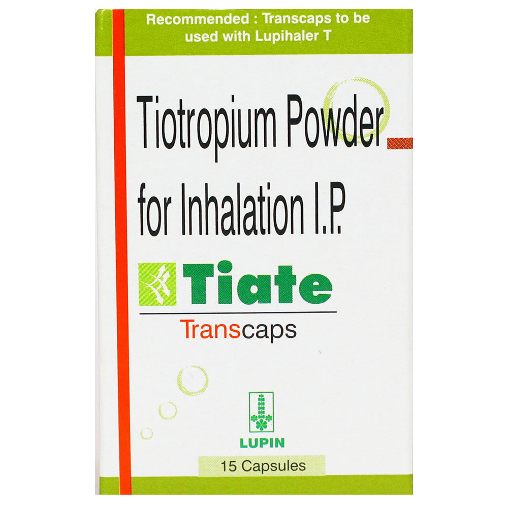 Tiate Transcaps 15's, Pack of 1 TRANSCAP
