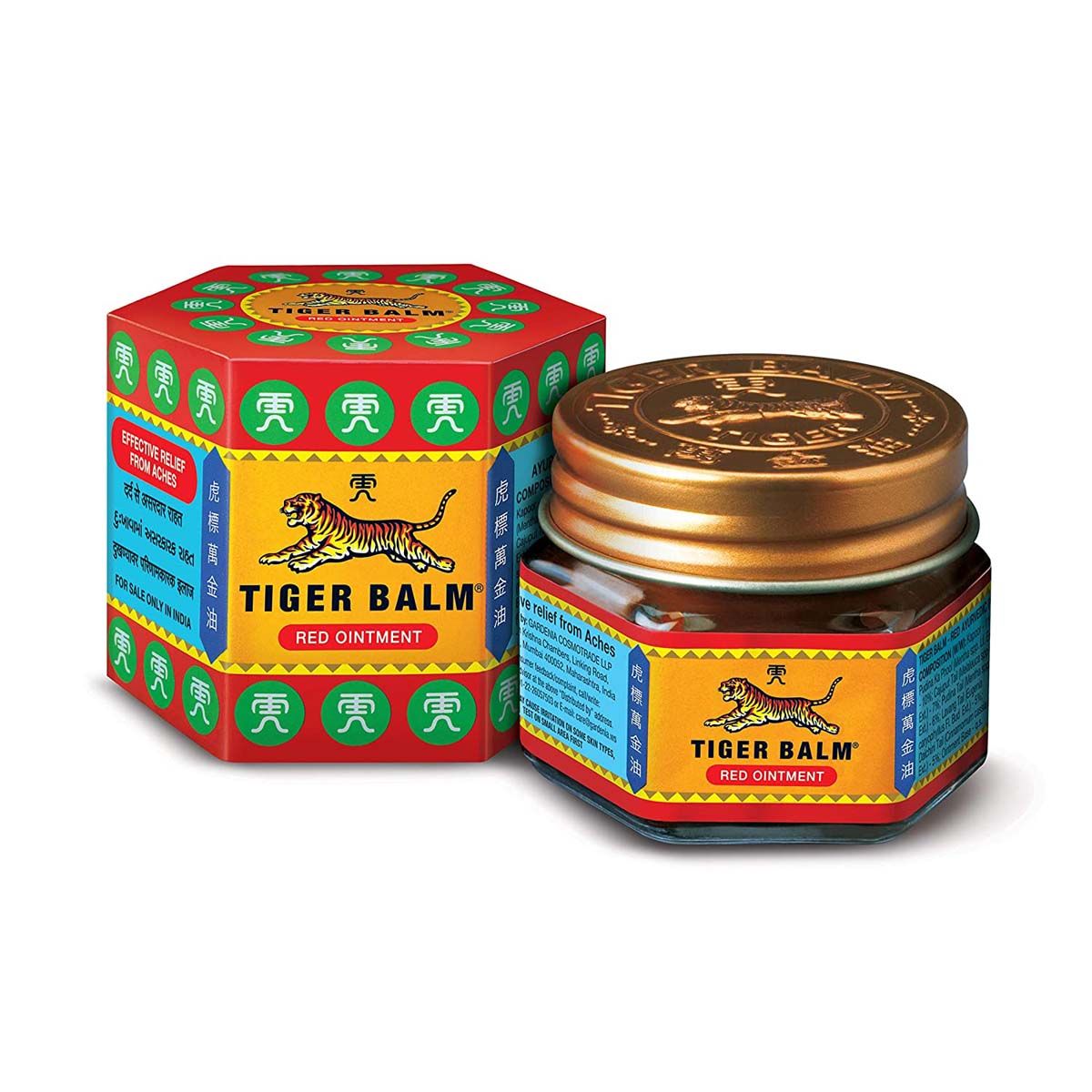 Tiger Balm Red Ointement, 21 ml, Pack of 1 