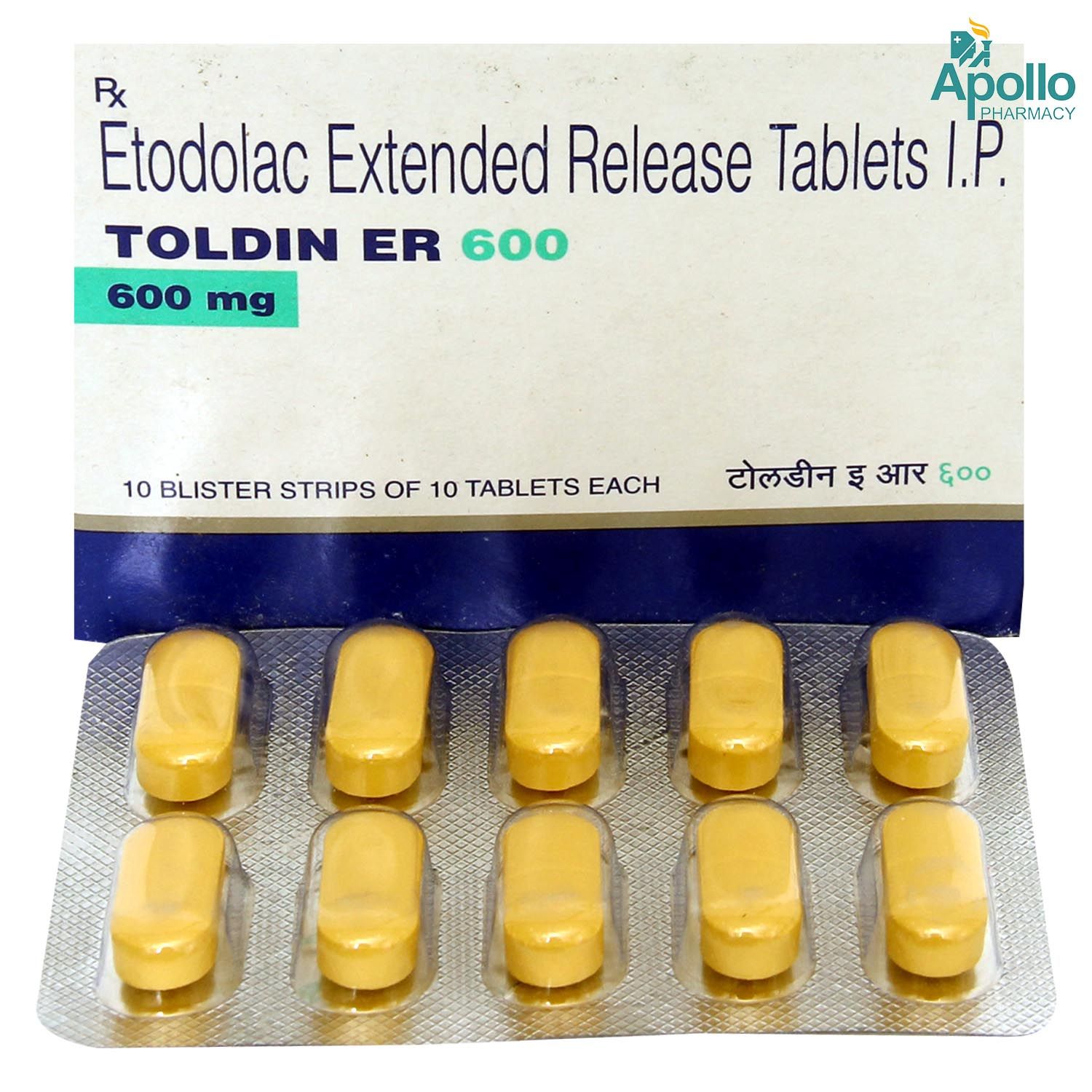 TOLDIN ER 600MG TABLET Price, Uses, Side Effects, Composition - Apollo ...
