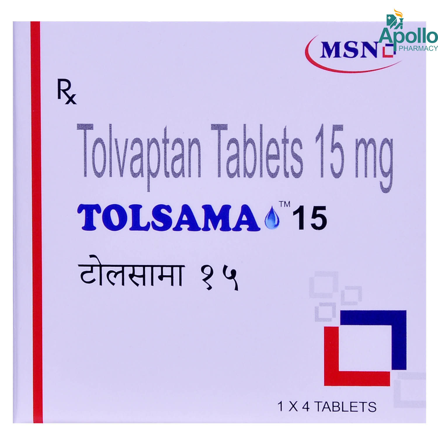 Tolsama 15 Tablet 4's, Pack of 4 TABLETS