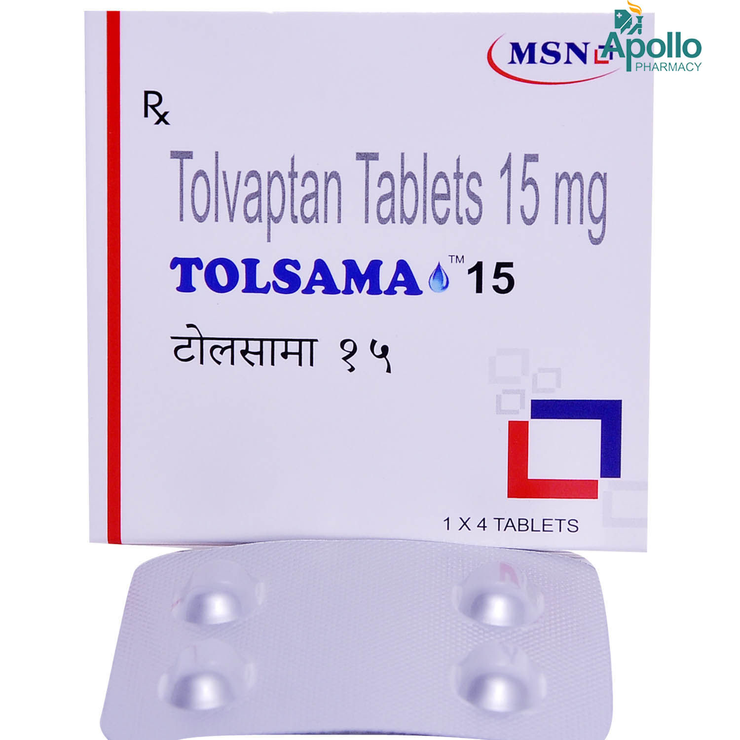 Tolsama 15 Tablet 4's, Pack of 4 TABLETS