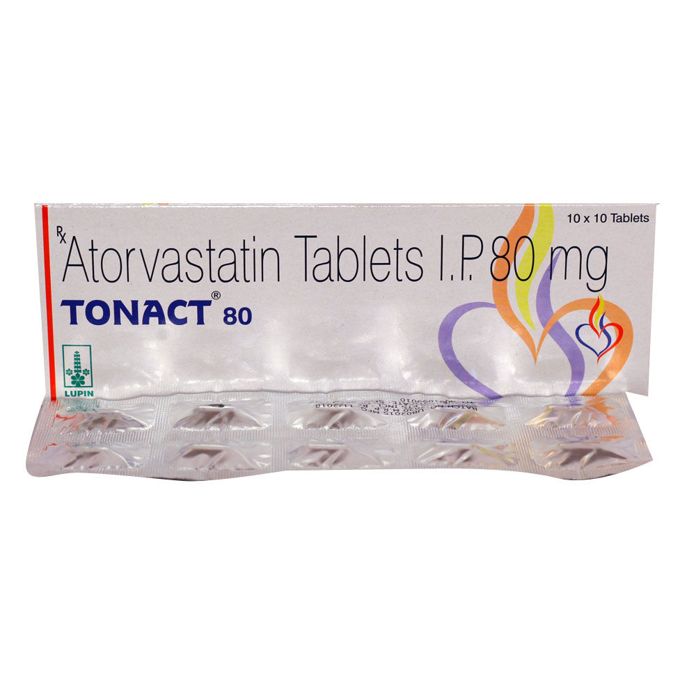 Tonact 80 Tablet 10's Price, Uses, Side Effects, Composition - Apollo ...