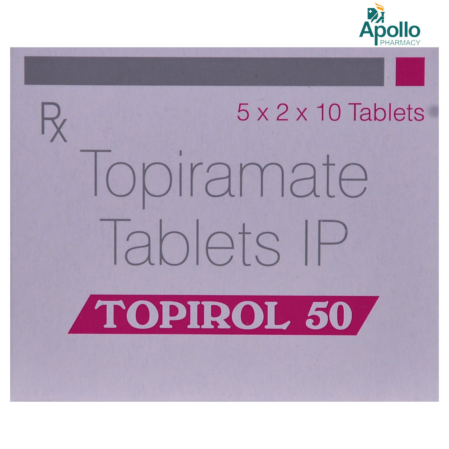 Topirol 50 Tablet 10's, Pack of 10 TABLETS