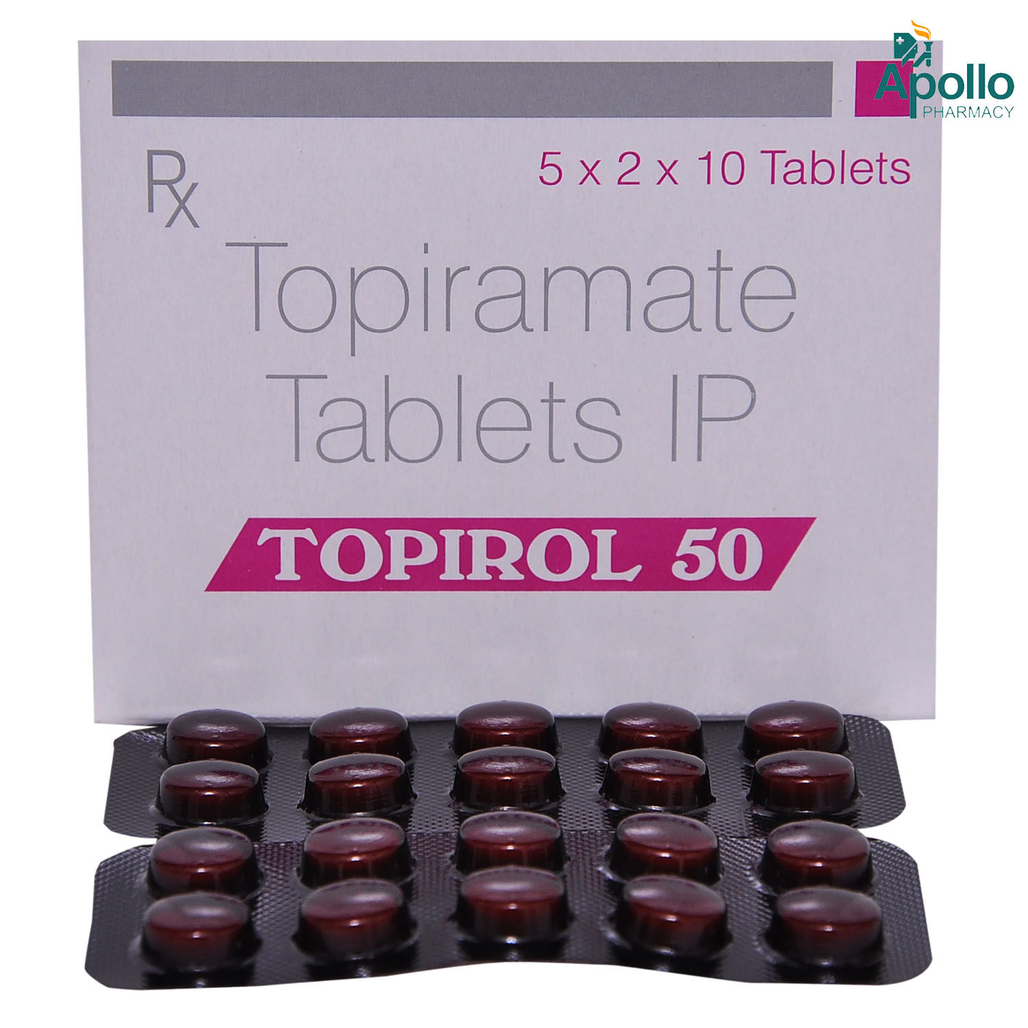 Topirol 50 Tablet 10's, Pack of 10 TABLETS