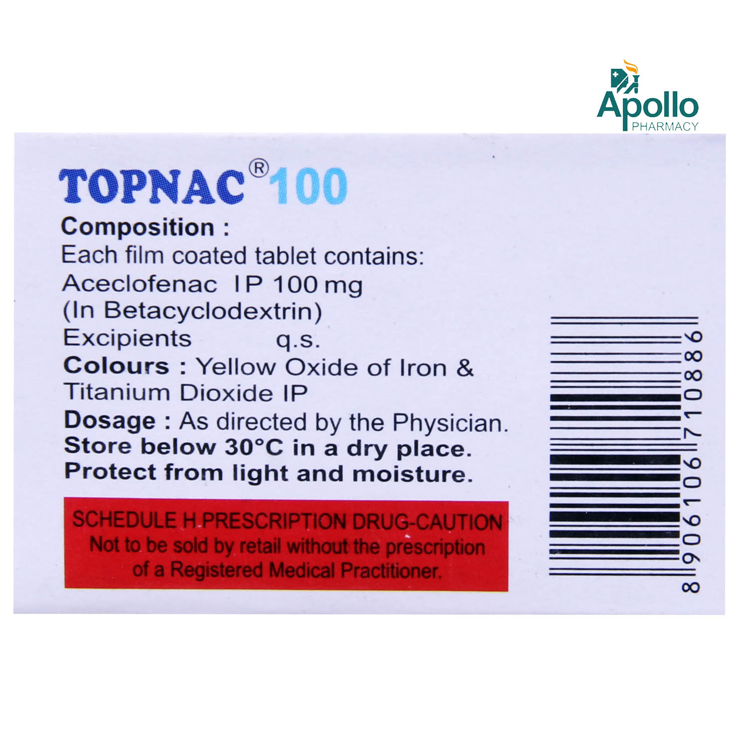 Topnac Tablet S Price Uses Side Effects Composition Apollo Pharmacy