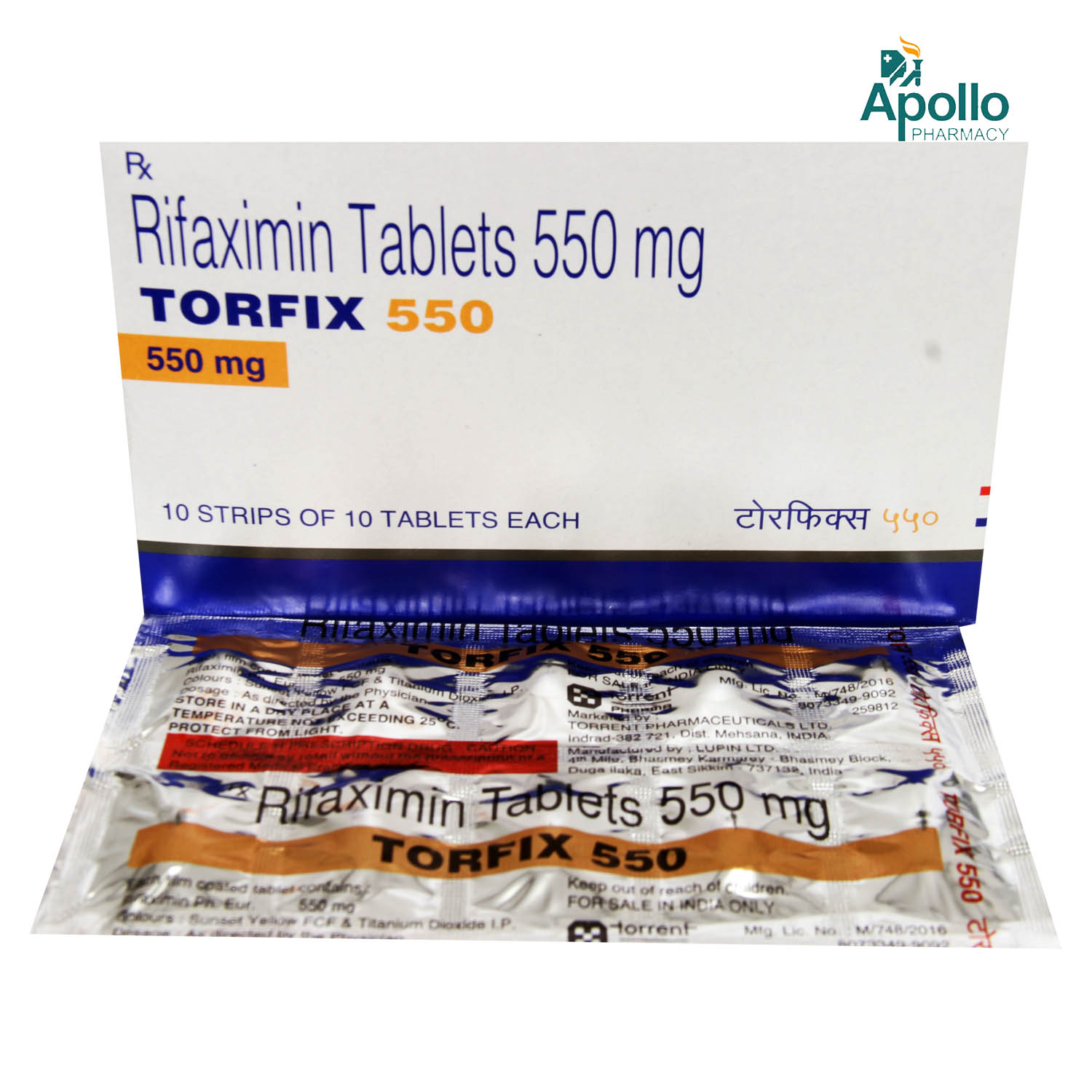 Torfix 550 Tablet 10's Price, Uses, Side Effects, Composition - Apollo