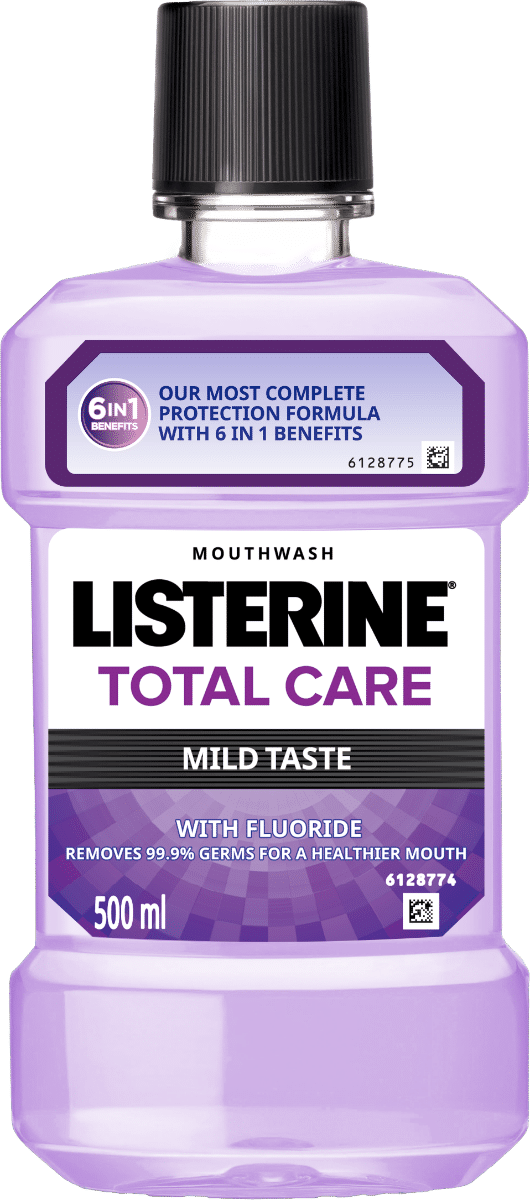Buy Listerine Total Care Mild Taste Mouthwash, 500 ml Online
