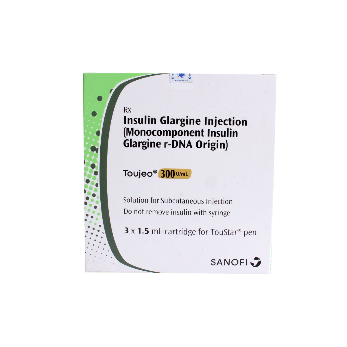 Toujeo 300U/Ml Cartridge 1.5 ml Price, Uses, Side Effects, Composition