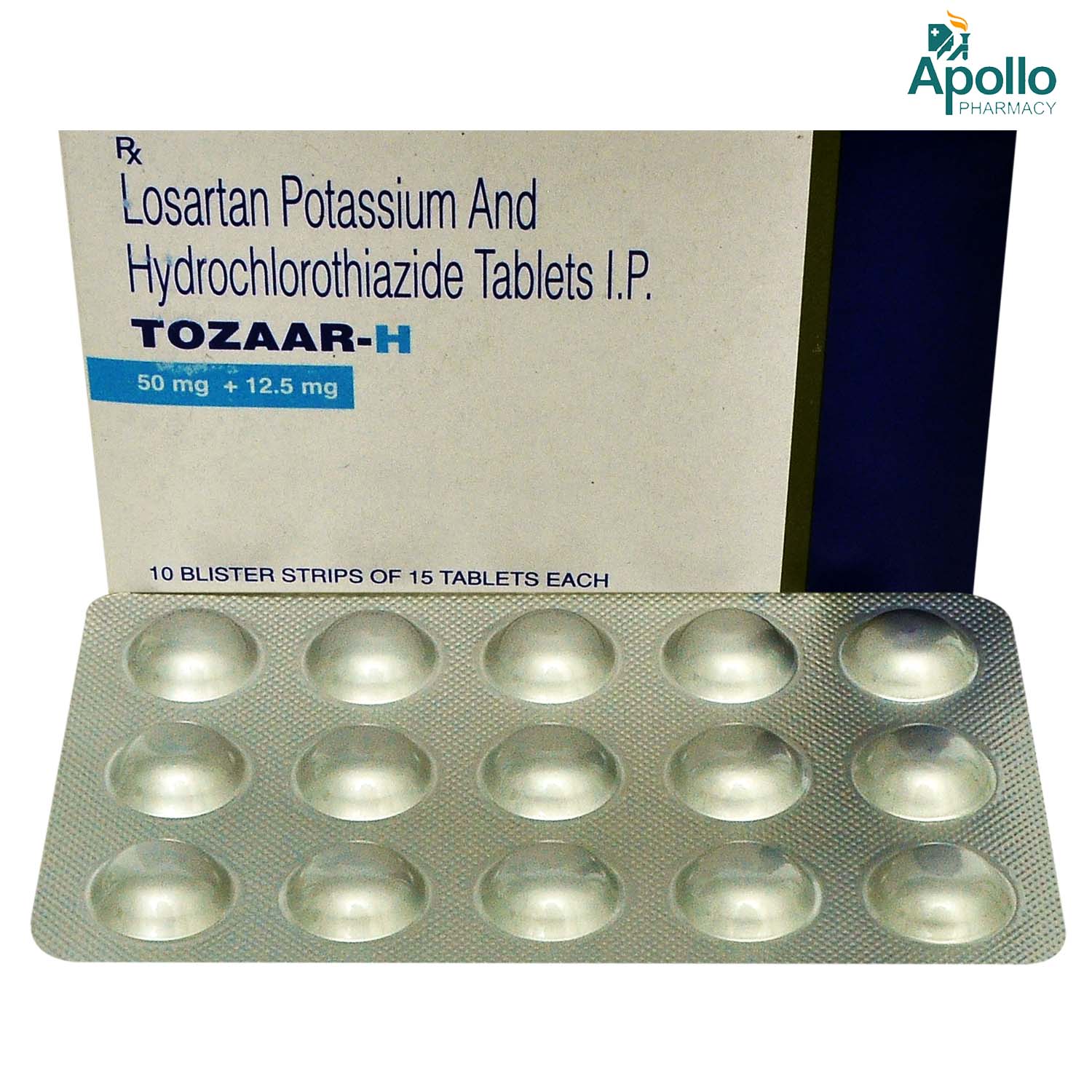 Tozaar H Tablet 15's, Pack of 15 TABLETS
