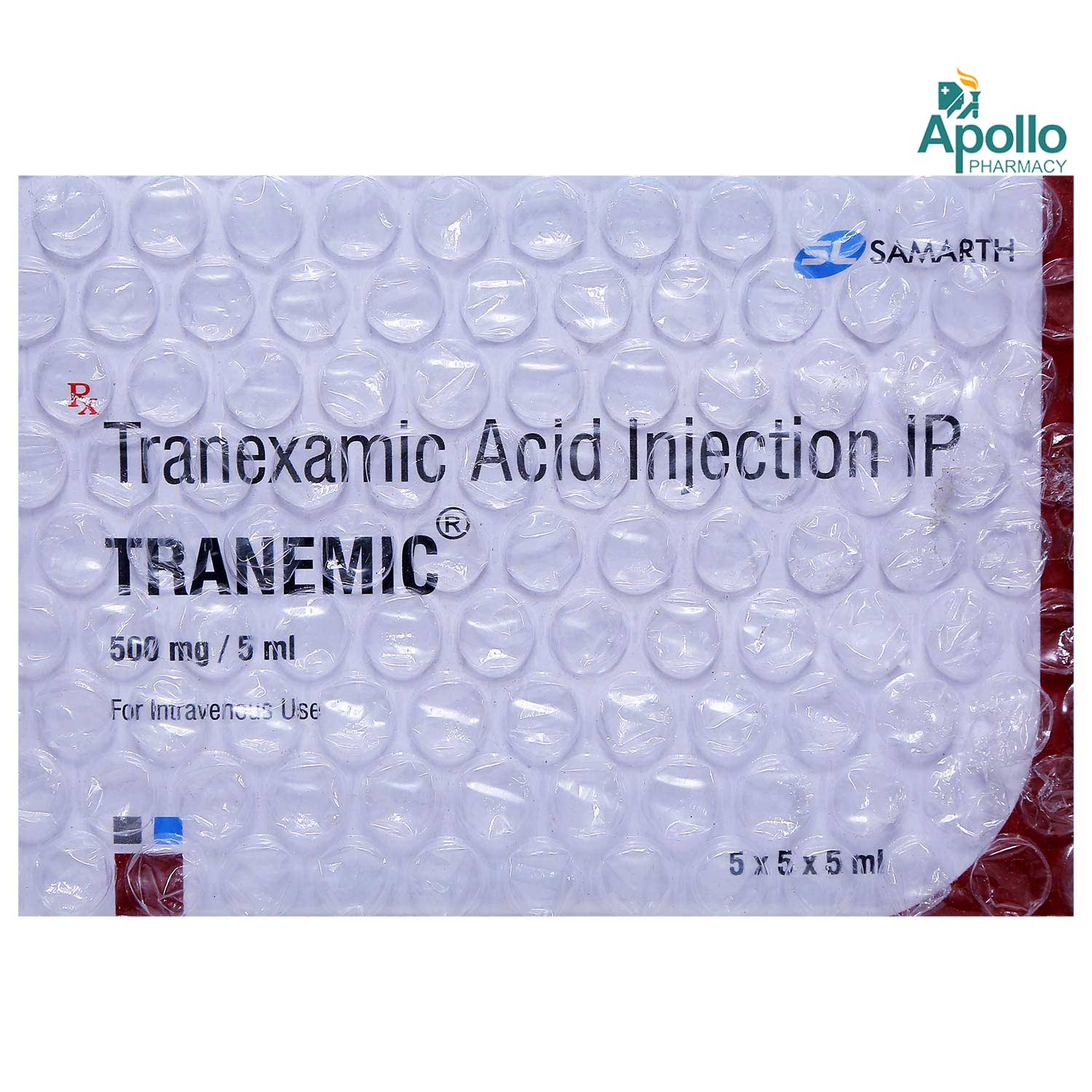 Tranemic 500 mg Injection 5 ml, Pack of 1 INJECTION