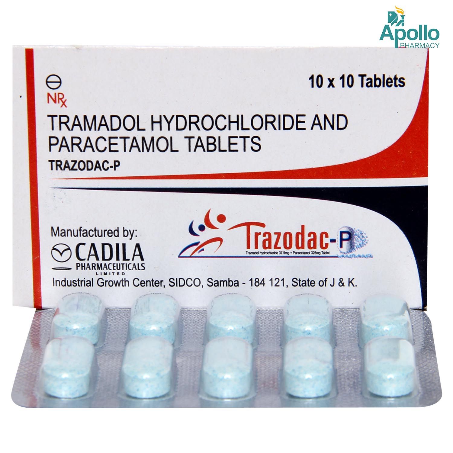 TRAZODAC P TABLET 10`S Price, Uses, Side Effects, Composition - Apollo ...