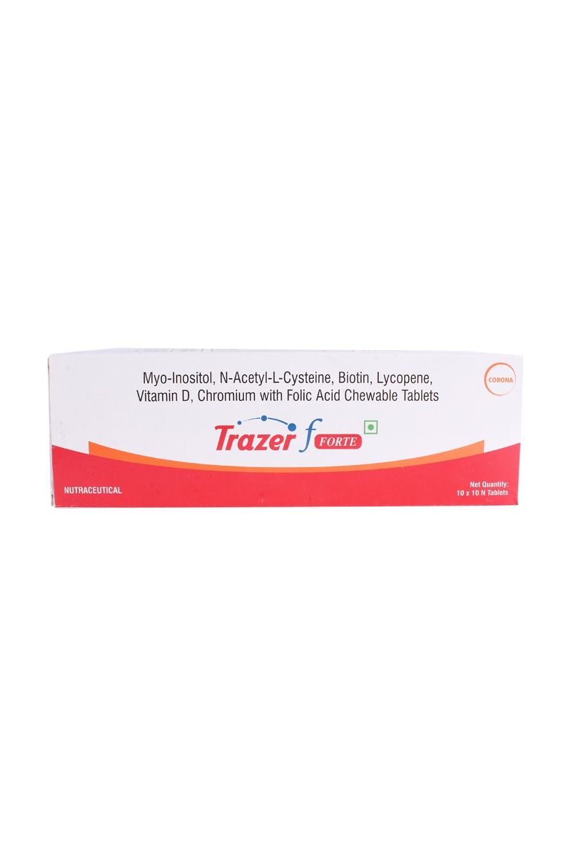 Trazer F Forte Tablet 10's Price, Uses, Side Effects, Composition