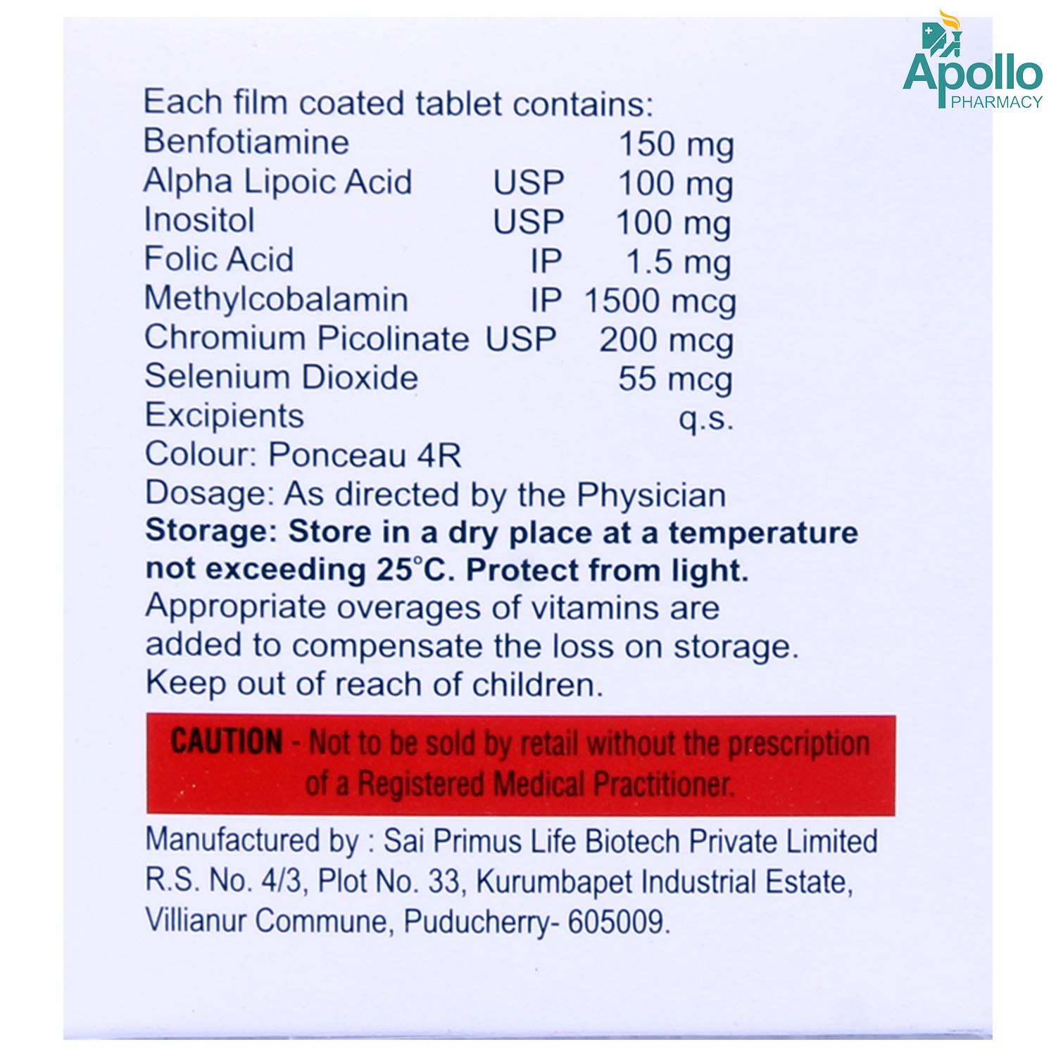 Transnerv Capsule 10's Price, Uses, Side Effects, Composition - Apollo ...
