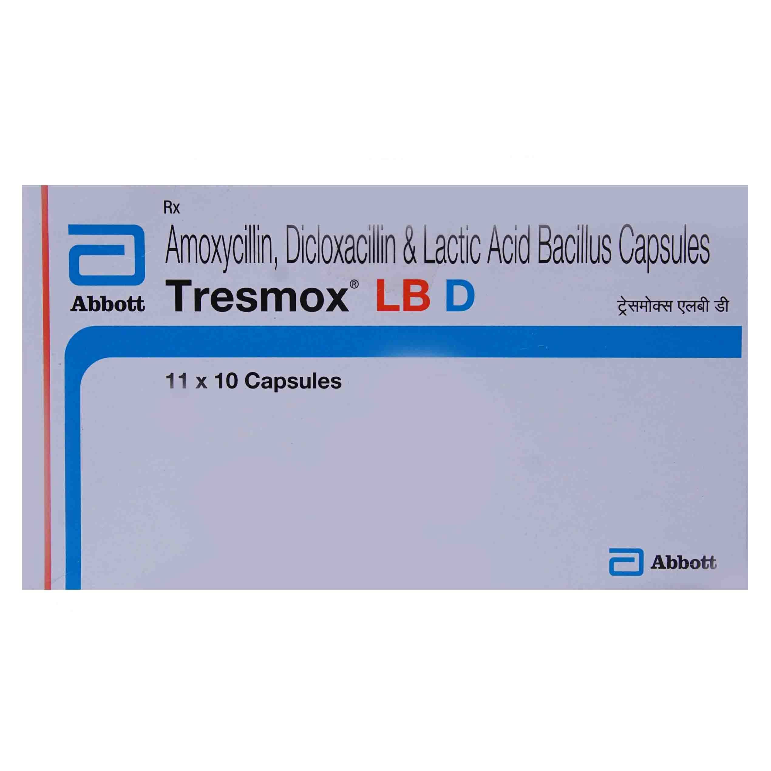 Tresmox LB D Capsule 10's, Pack of 10 CAPSULES