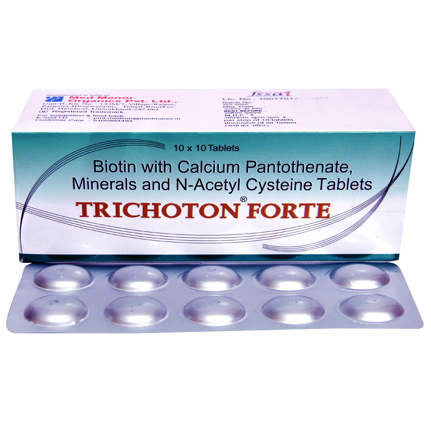 Trichoton Forte Tablet 10's Price, Uses, Side Effects, Composition - Apollo  Pharmacy