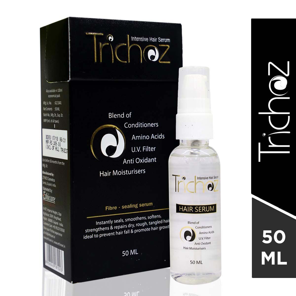 Trichoz Hair Serum, 50 ml Price, Uses, Side Effects, Composition - Apollo  Pharmacy