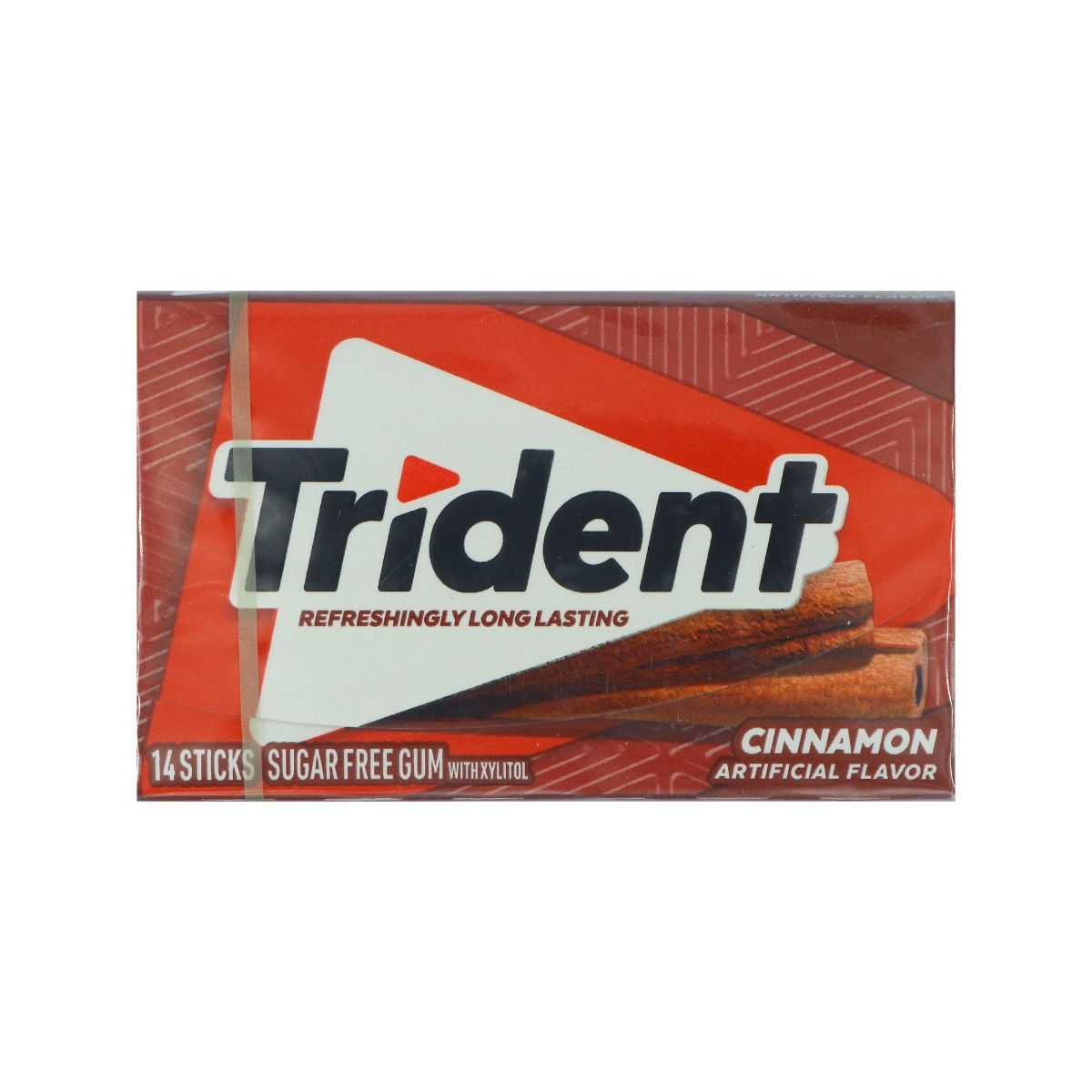 Trident Cinnamon Sugarfree Gum, 14 Count, Pack of 1 