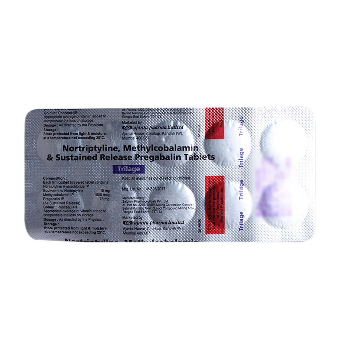 Trilage Tablet 10's Price, Uses, Side Effects, Composition - Apollo ...