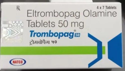 Trombopag 50 Tablet 7's, Pack of 7 TABLETS