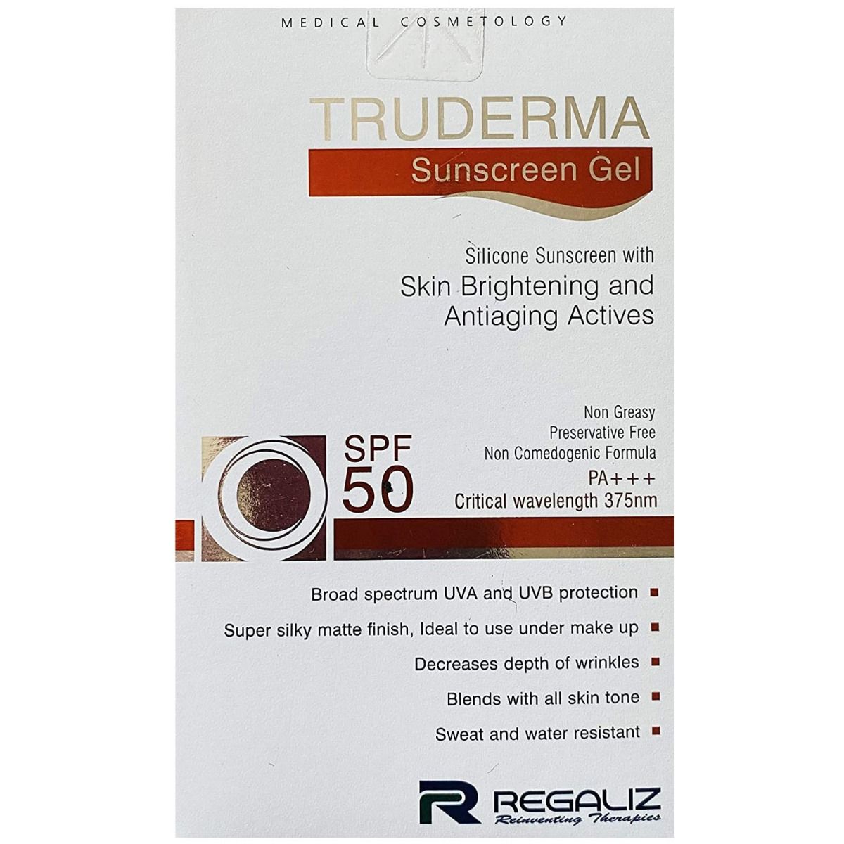 regaliz truderma sunscreen gel