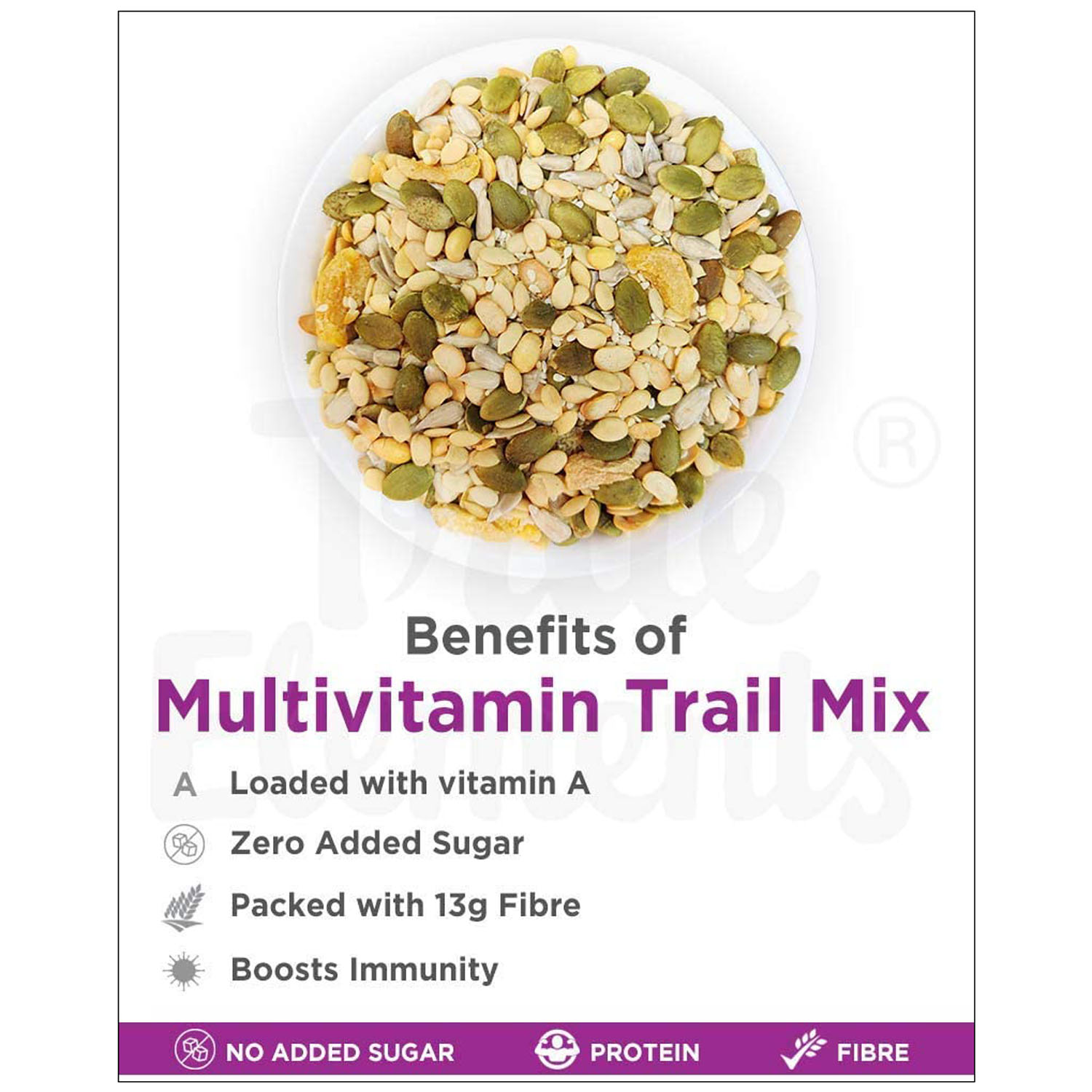True Elements Multivitamin Trail Mix, 125 gm, Pack of 1 
