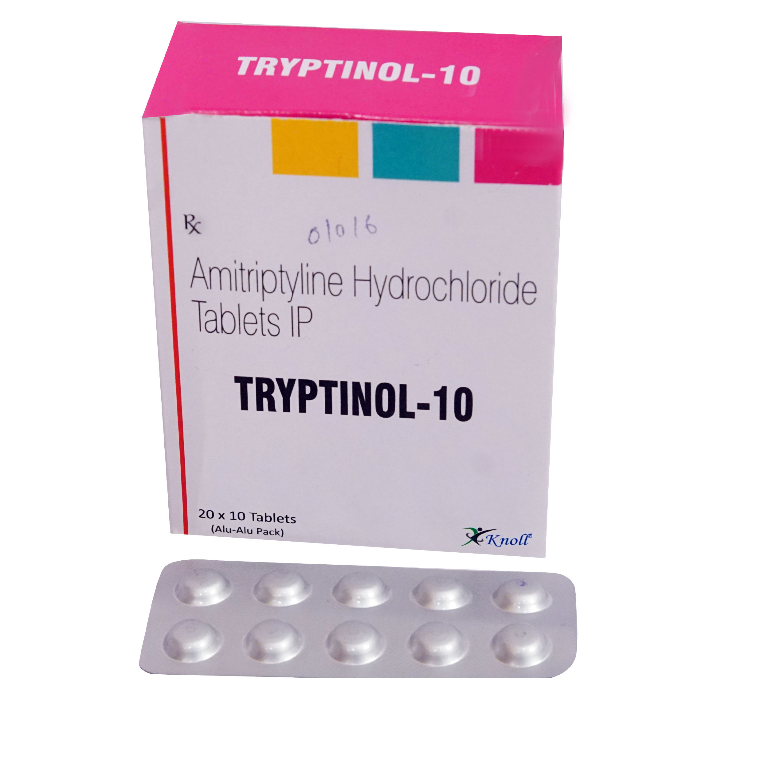 TRYPTINOL 10MG TABLET, Pack of 10 TABLETS