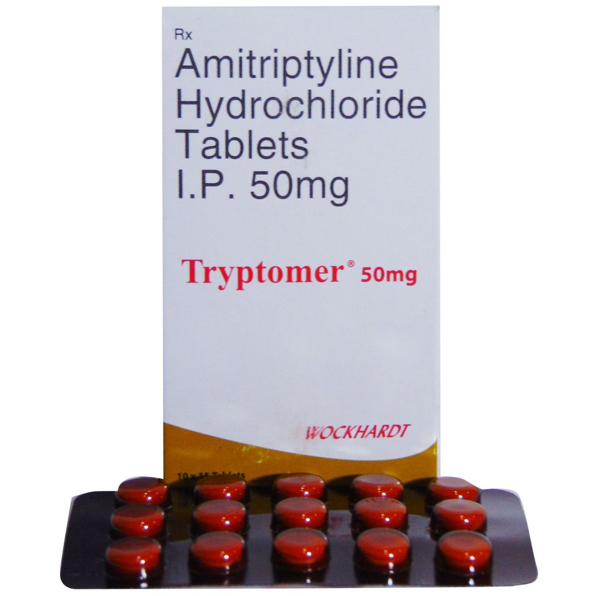 Tryptomer 50mg Tablet 15's, Pack of 15 TABLETS